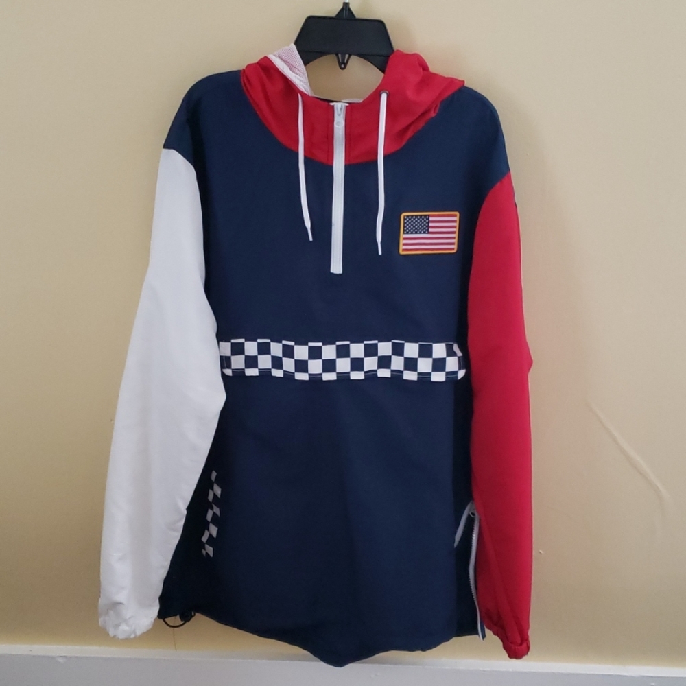 ZIP UP WINDBREAKER HOODIE